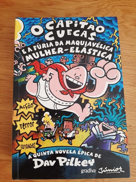 Capitão Cuecas -  livros 1 a 3, 5 a 7 e 12