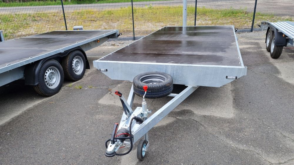 Новий причіп 5.1х2.1 вантажний оцинкований AL-KO, платформа KNOTT