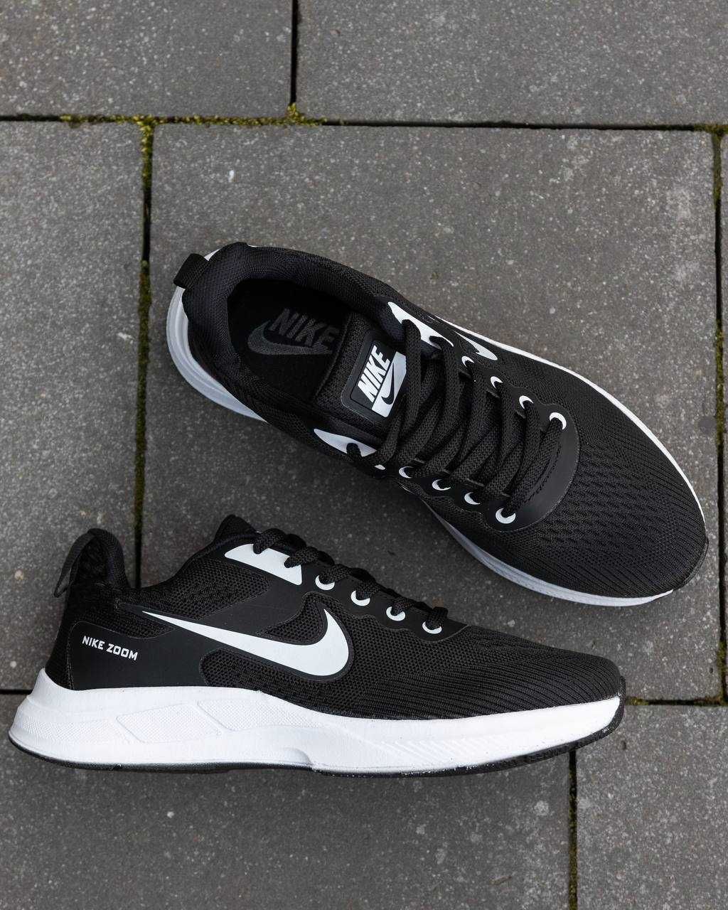 АКЦІЯ! Кросівки Nike Zoom Black White 40 41 42 43 44