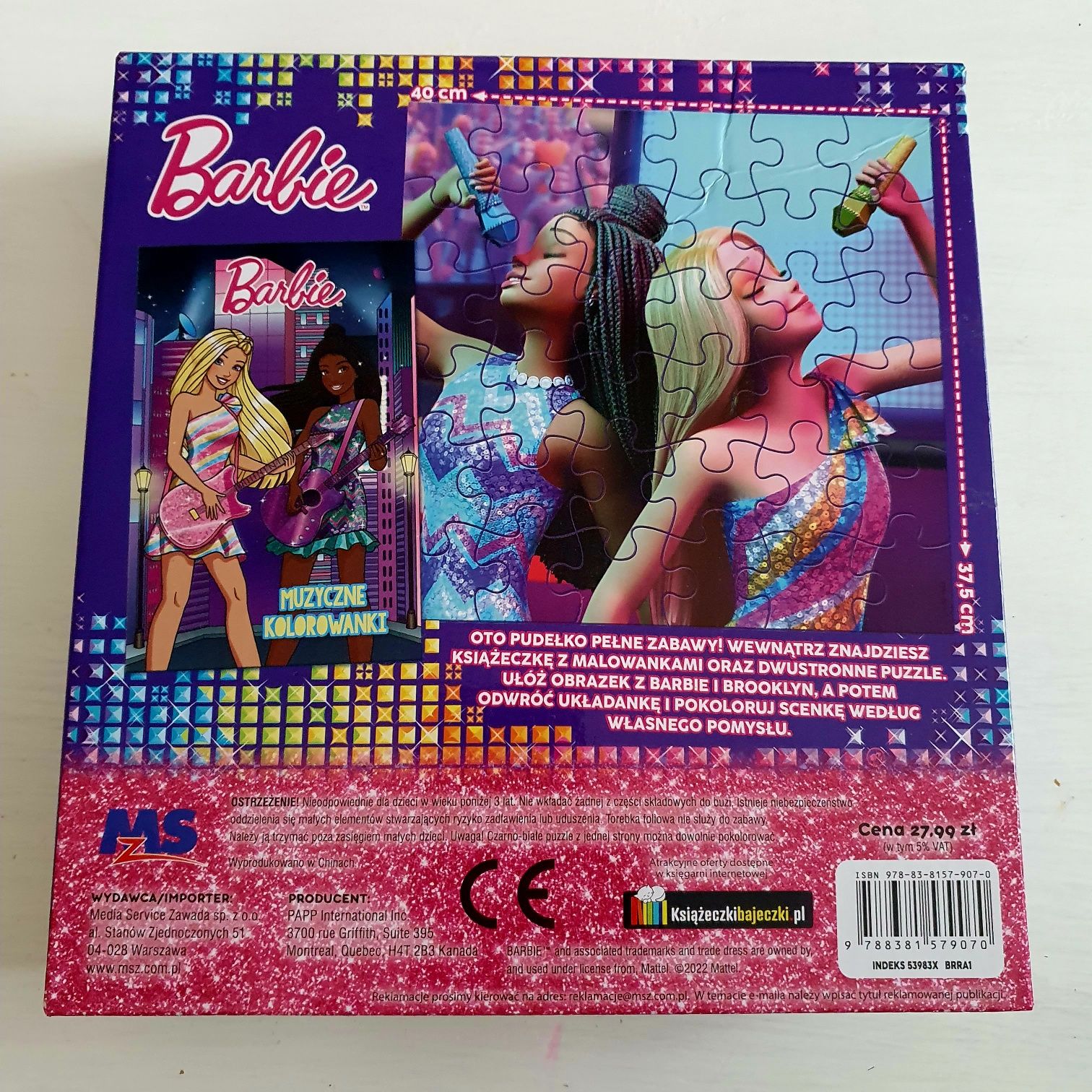 Puzzle Barbie MSZ