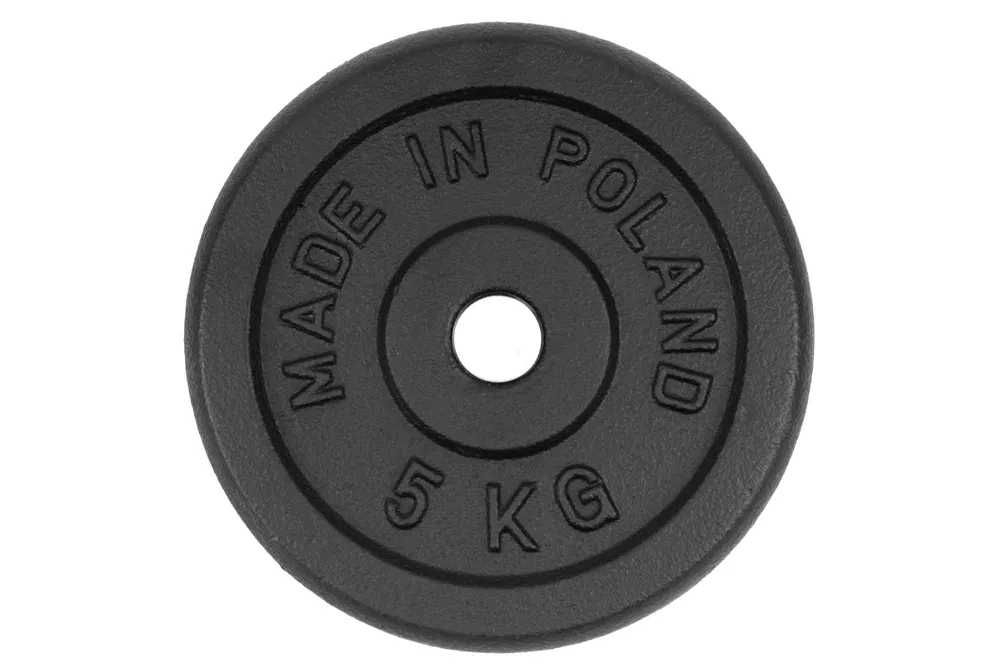 Obciążenie żeliwne zestaw 20kg 4 talerze po 5kg 30mm ŁD