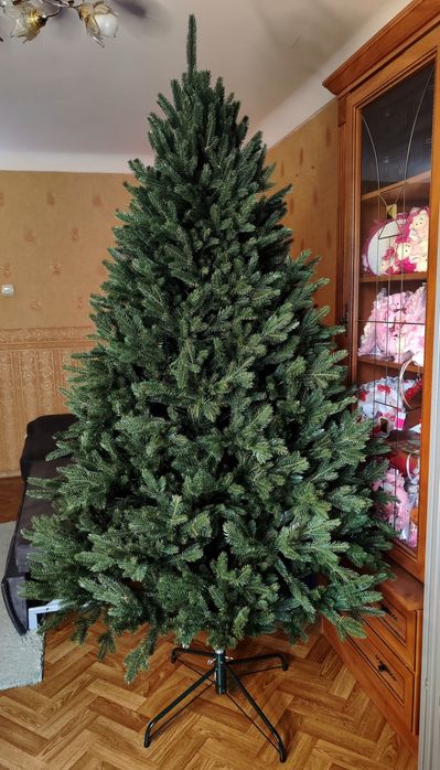 Альпійська зелена 2,1 м Siga group лита штучна ялинка ёлка литая