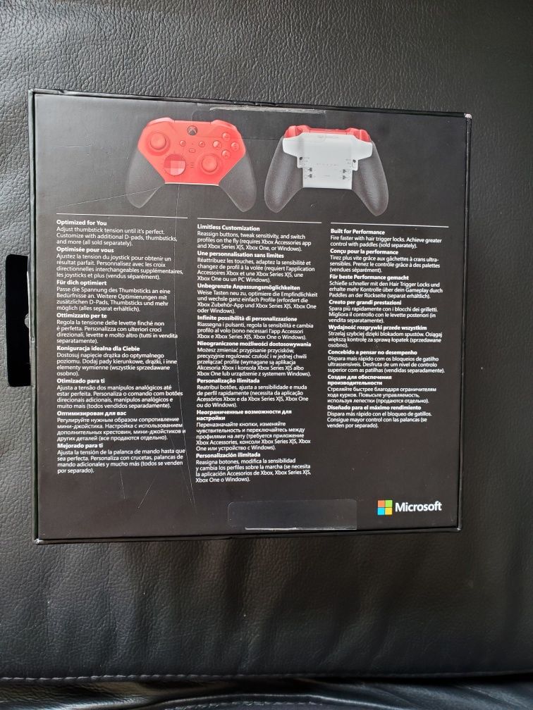 Pad xbox elite series 2 core czerwony