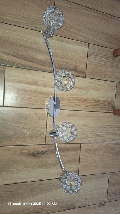 Lampa 4 punktowa kryształ