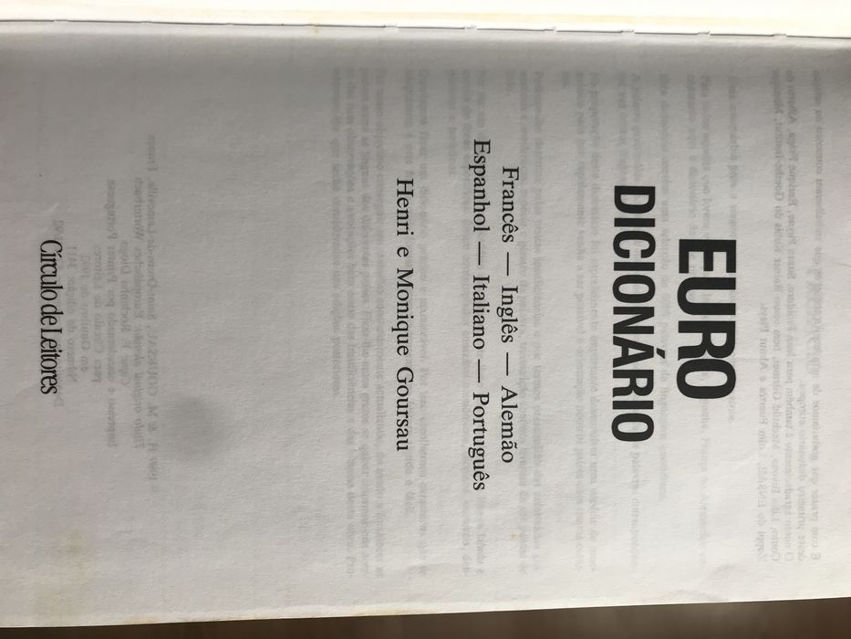 EURO Dicionario 6 Línguas