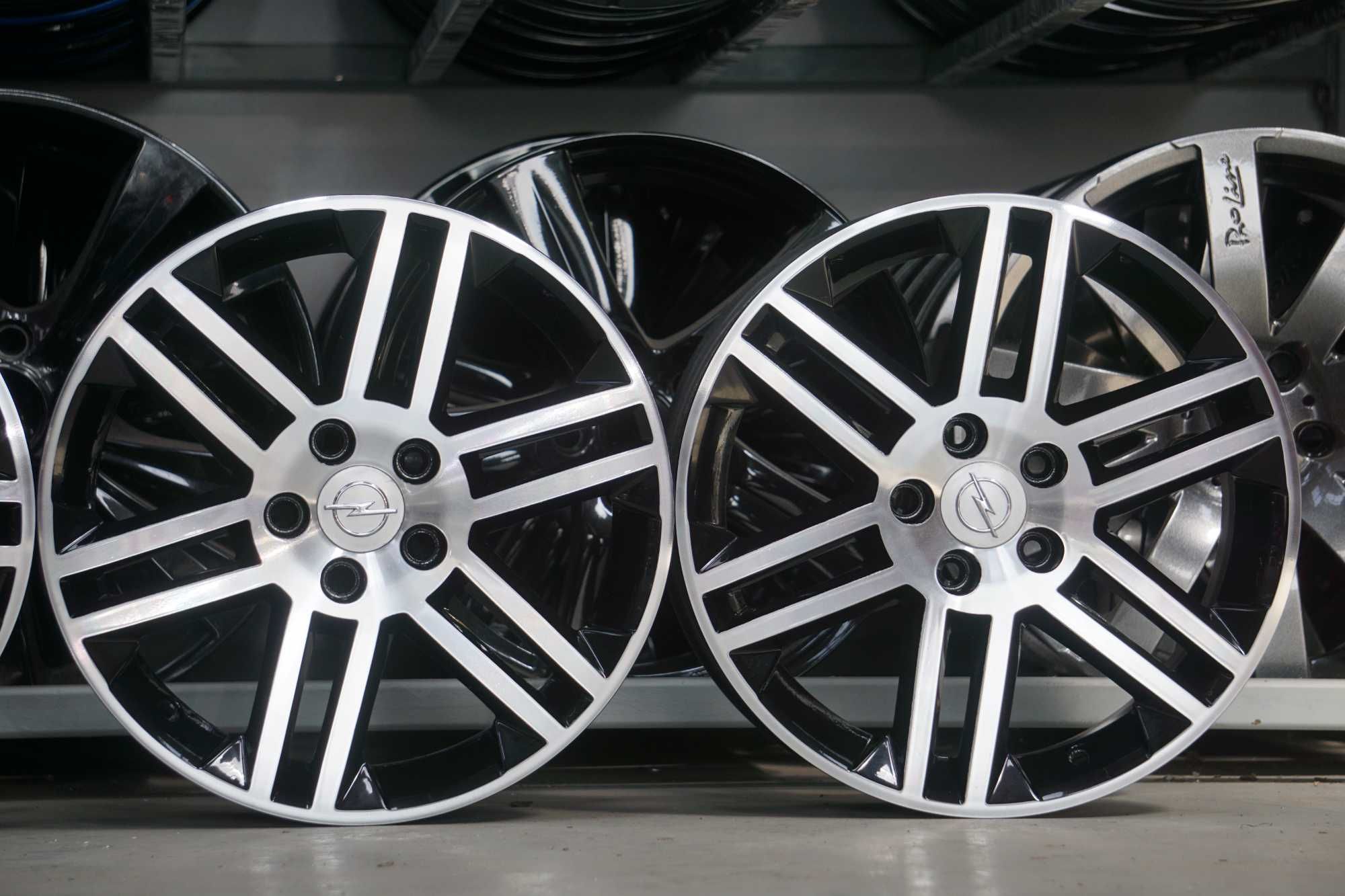 Alufelgi GM oryginal 5x110 7Jx17 et41 cb65,1mm czarny polysk i cnc