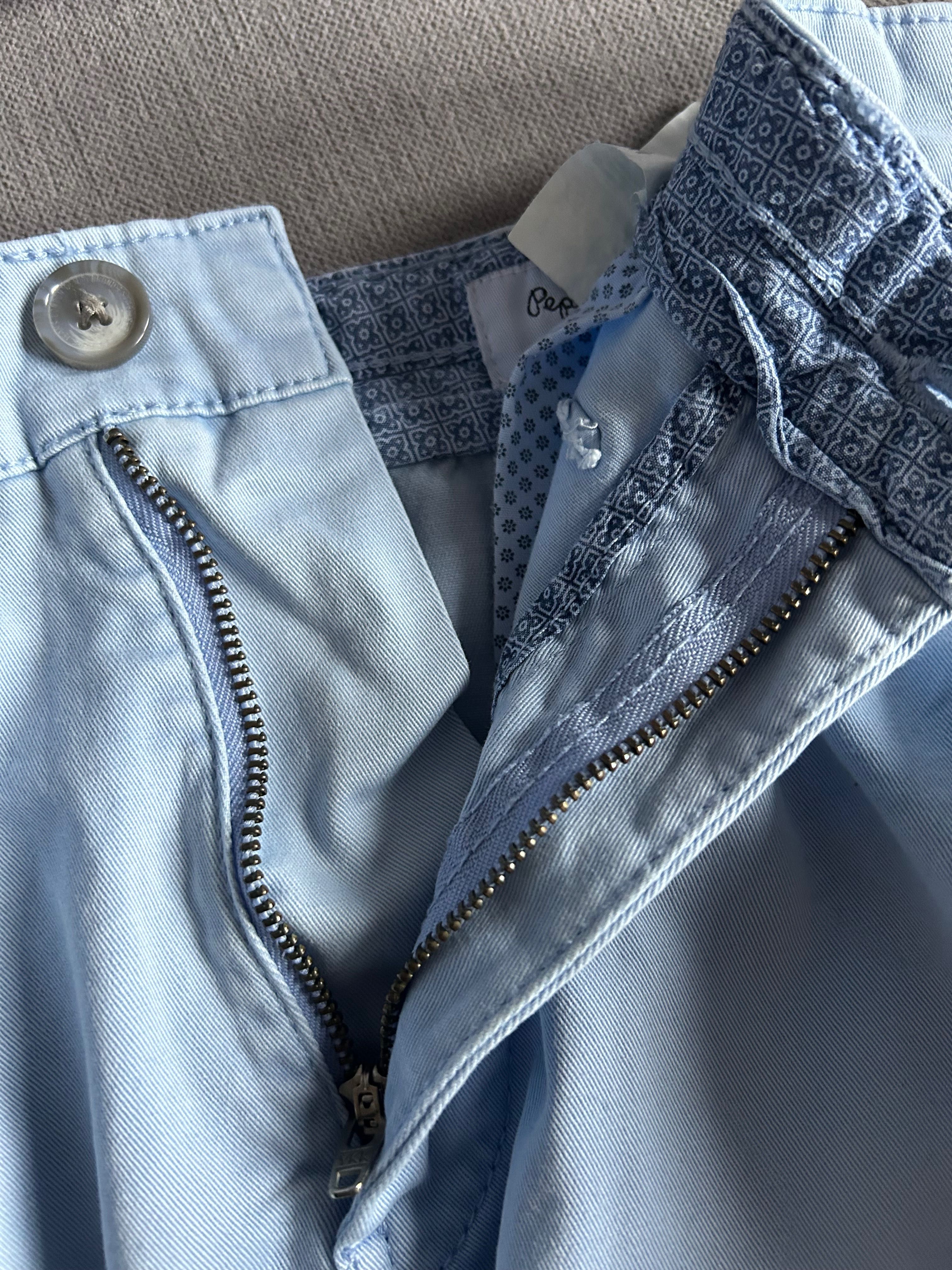 Pepe Jesns -70 % blue chinosy 34/34