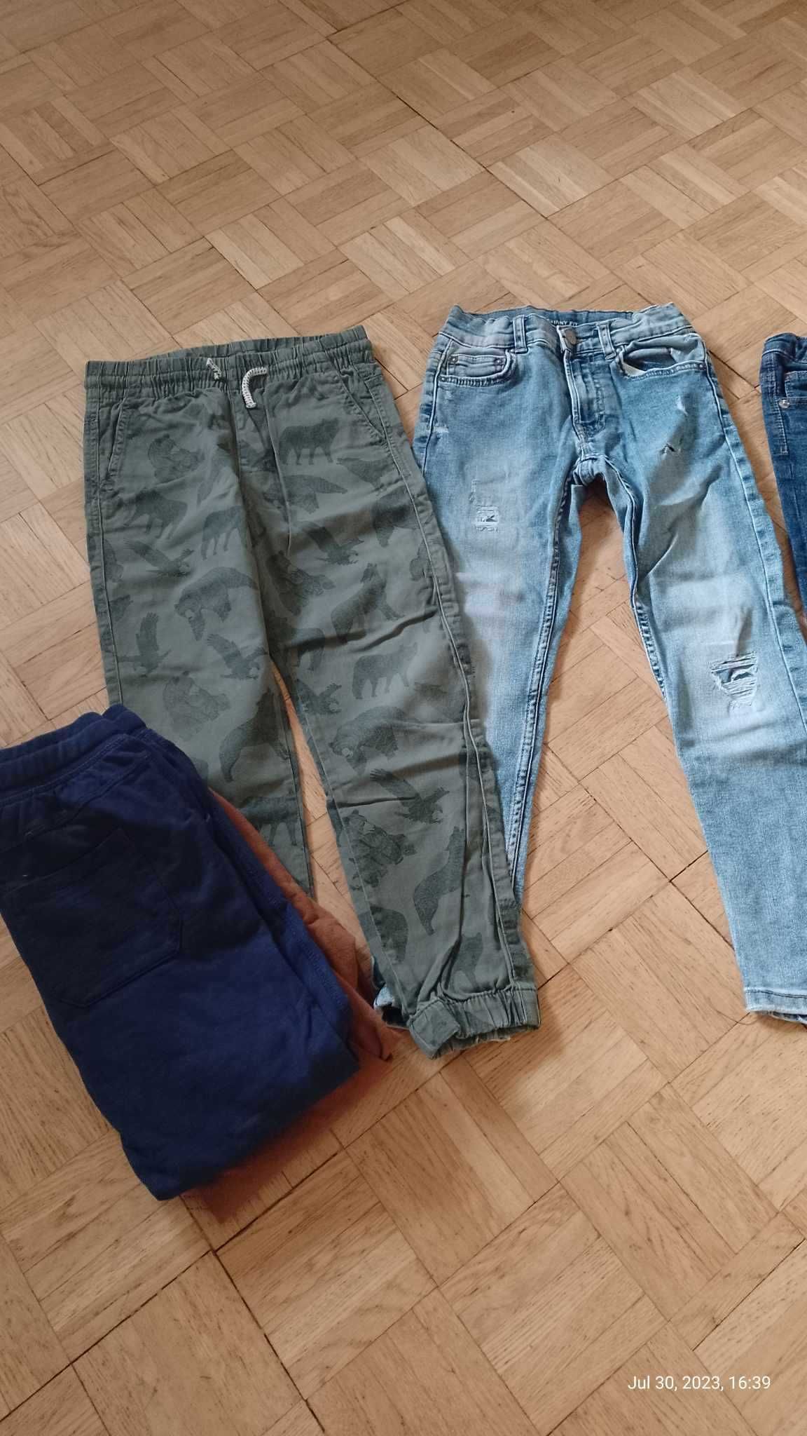 Jeansy rozmiar 128 Zara Mango H&M 5 szt