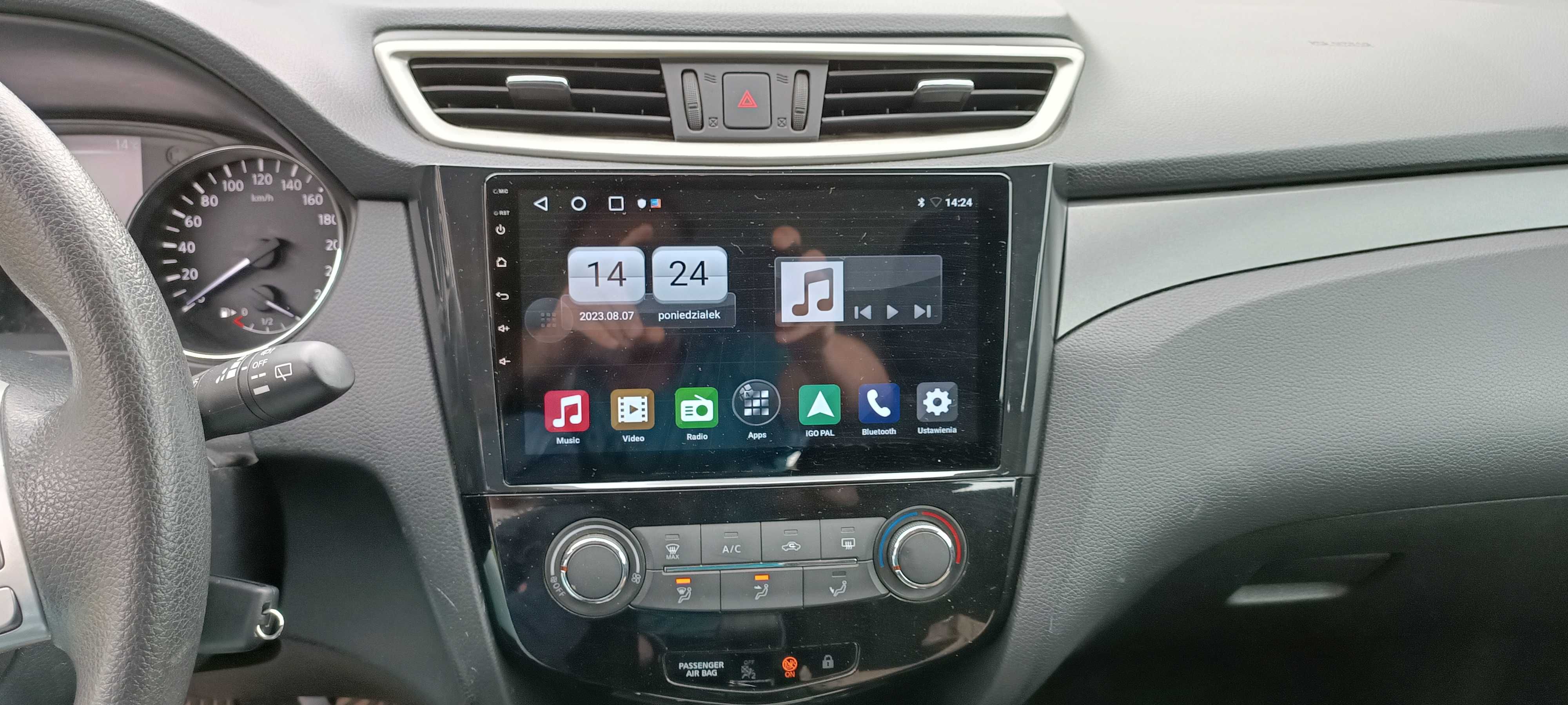 Radio GPS nawigacja 3D android KAMERA nissan QASHQAI 2 II J11 X-TRAIL