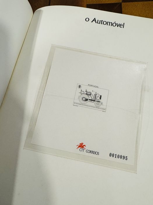 Selos CTT Portugal Livro O Automóvel em Portugal