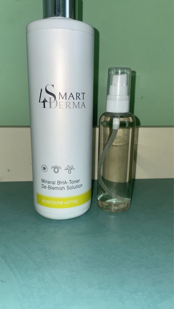 Smart4derma mineral bha acnederm active тонік ексфоліант