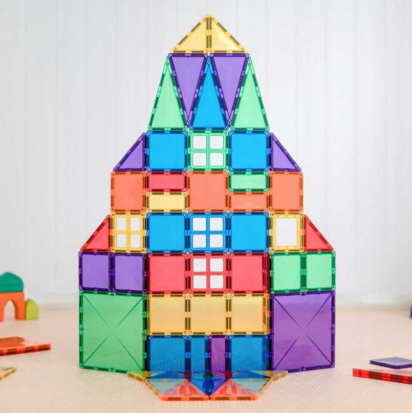 Super Klocki magnetyczne edukacyjne Connetix 102 el zestaw startowy 3+