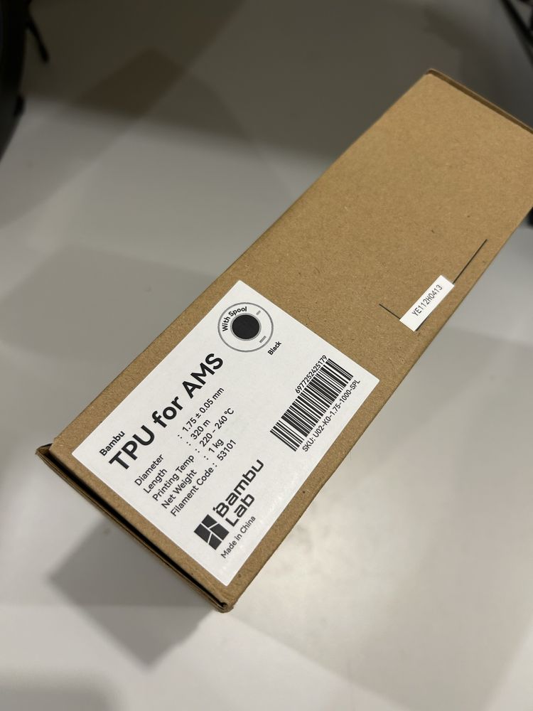 Filament Bambu Lab TPU for AMS Czarny