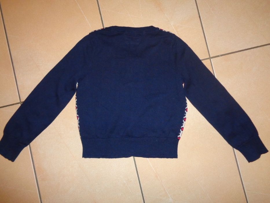 JASPER CONRAN oryg. śliczny sweter sweterek na guziki 7-8 l. / 128 cm