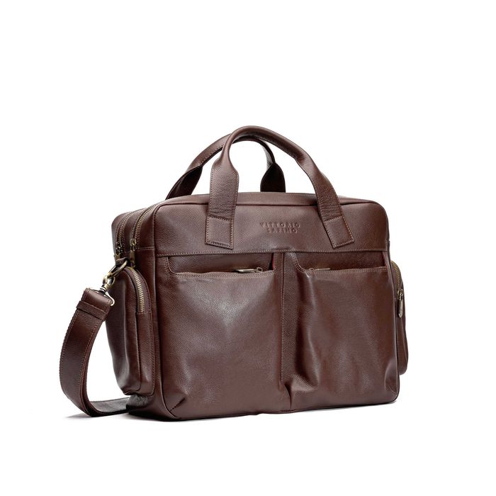 Кожаный мужской портфель / Шкіряний чоловічий портфель VS083