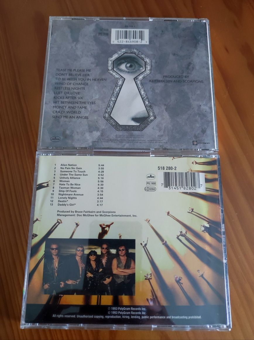 CD's dos Scorpions
