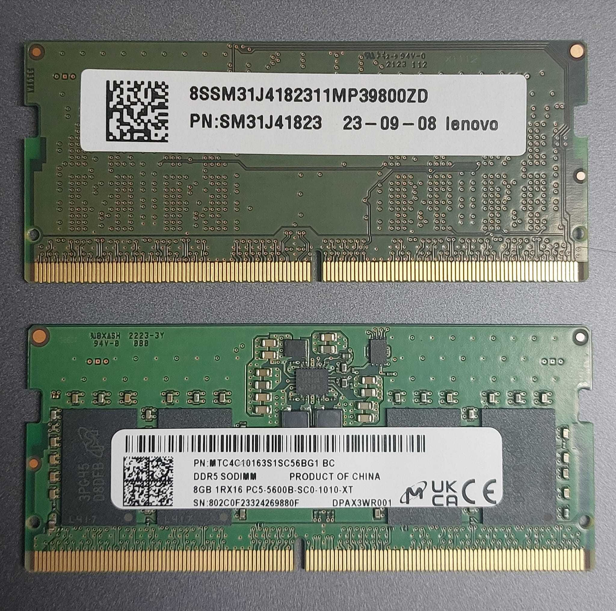VENDO 2 módulos RAM (total 16 GB) DDR5 5600 MHz com 1 semana de uso