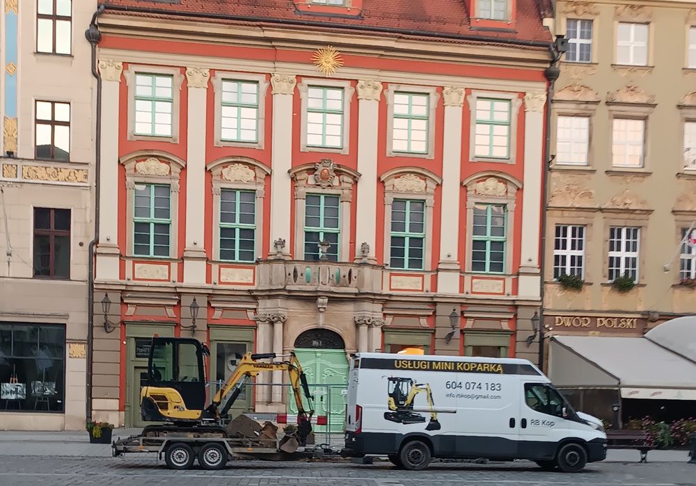 Usługi Minikoparką 2,2 t. Mini-koparka