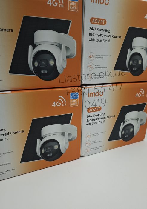 Акумуляторна IMOU Cell PT 2 AOV 4G/wi-fi  5Мп IP відеокамера