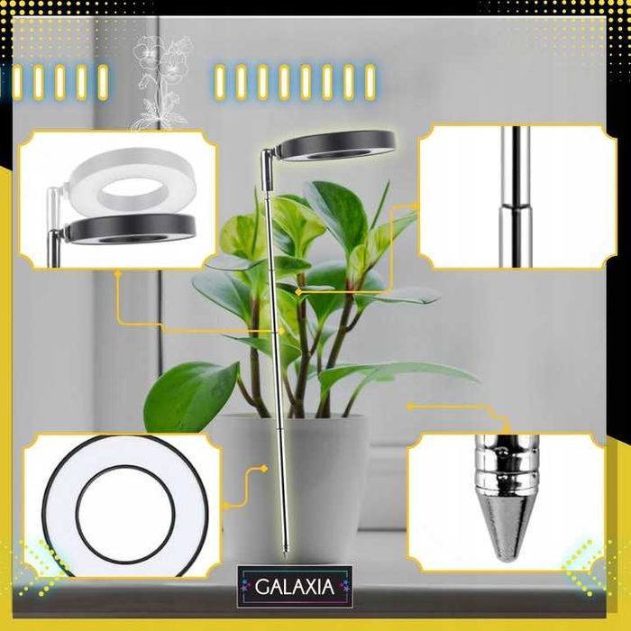 LAMPA LED DLA ROŚLIN Do Uprawy Wzrostu Oświetlenie Żarówka Grow TIMER