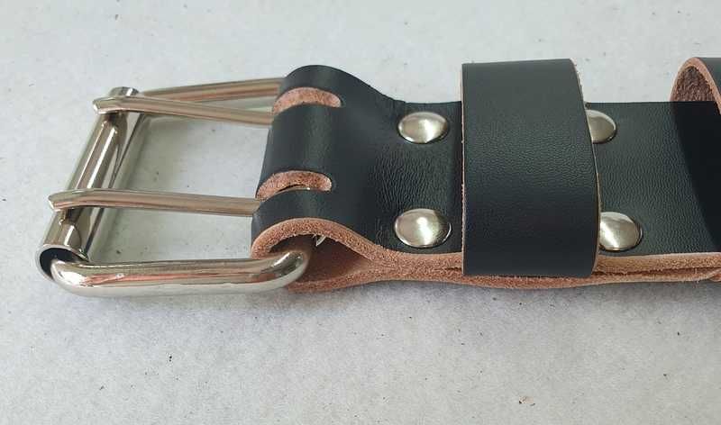 Długi Pas Wojskowy 3XL 155cm Szeregowiec Skóra Licowa Naturalna