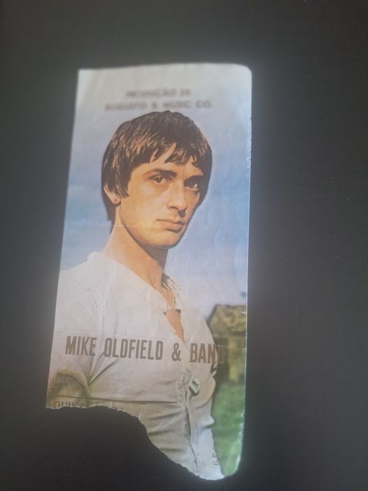 Bilhete vintage mike oldfield concerto