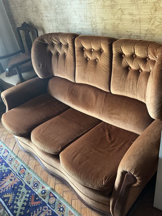 Sofá-cama 2 lugares veludo