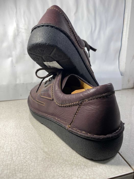 clarks мужские кожаные туфли мокасины 46 р 29 см оригинал