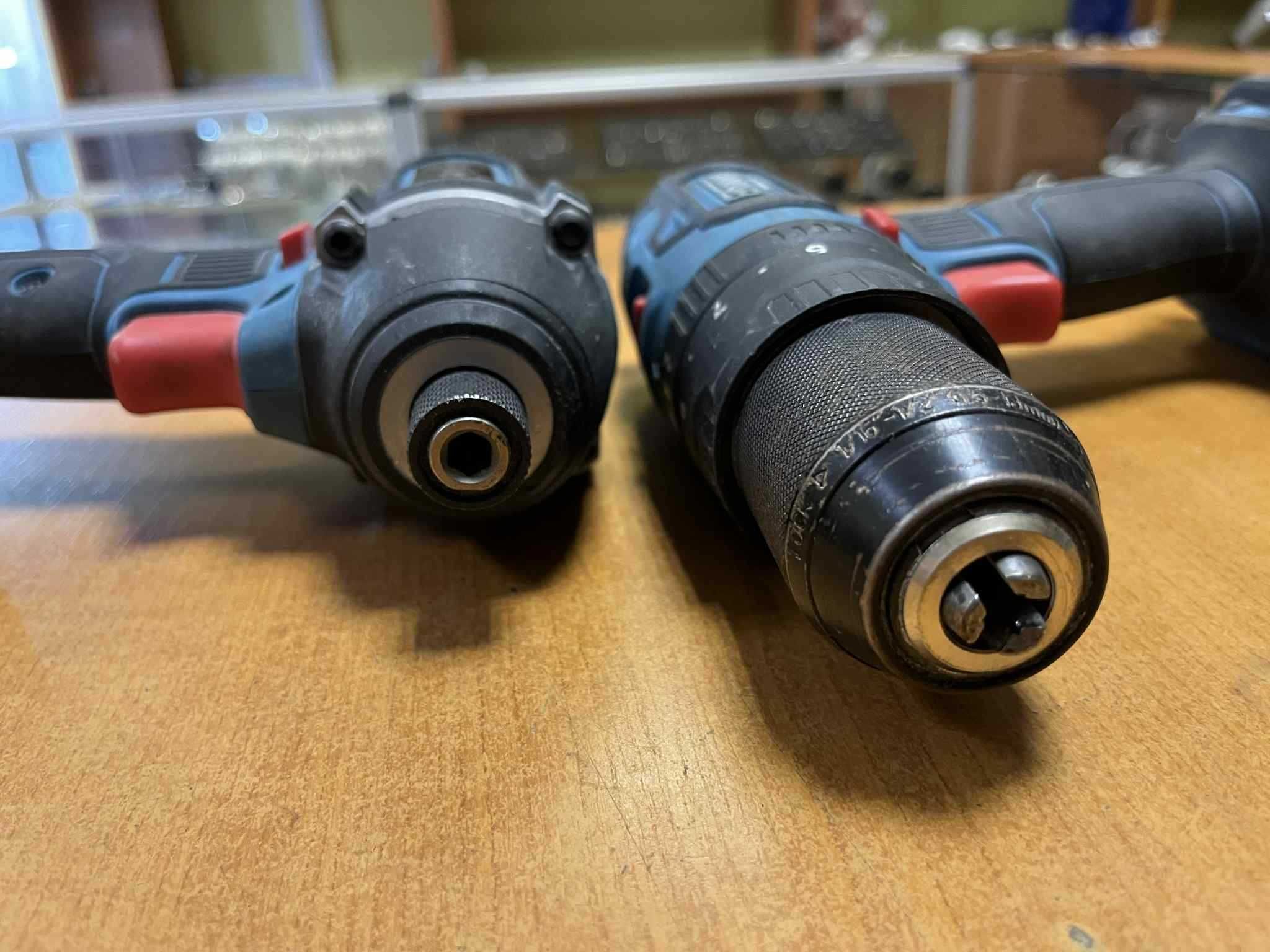 Zestaw Erbauer 18V: wkrętarka, zakrętarka, 2xAku, ładowarka