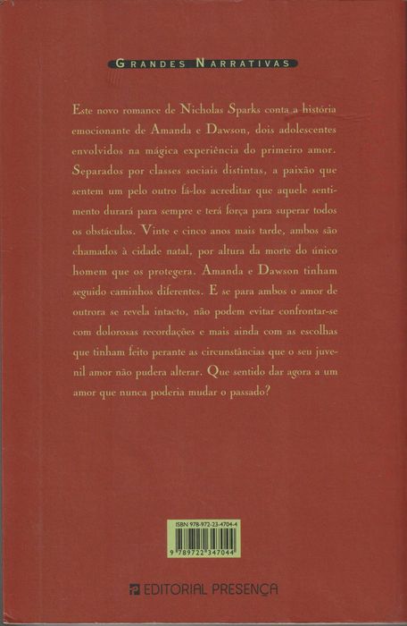 Livro -Dei-te o Melhor de Mim