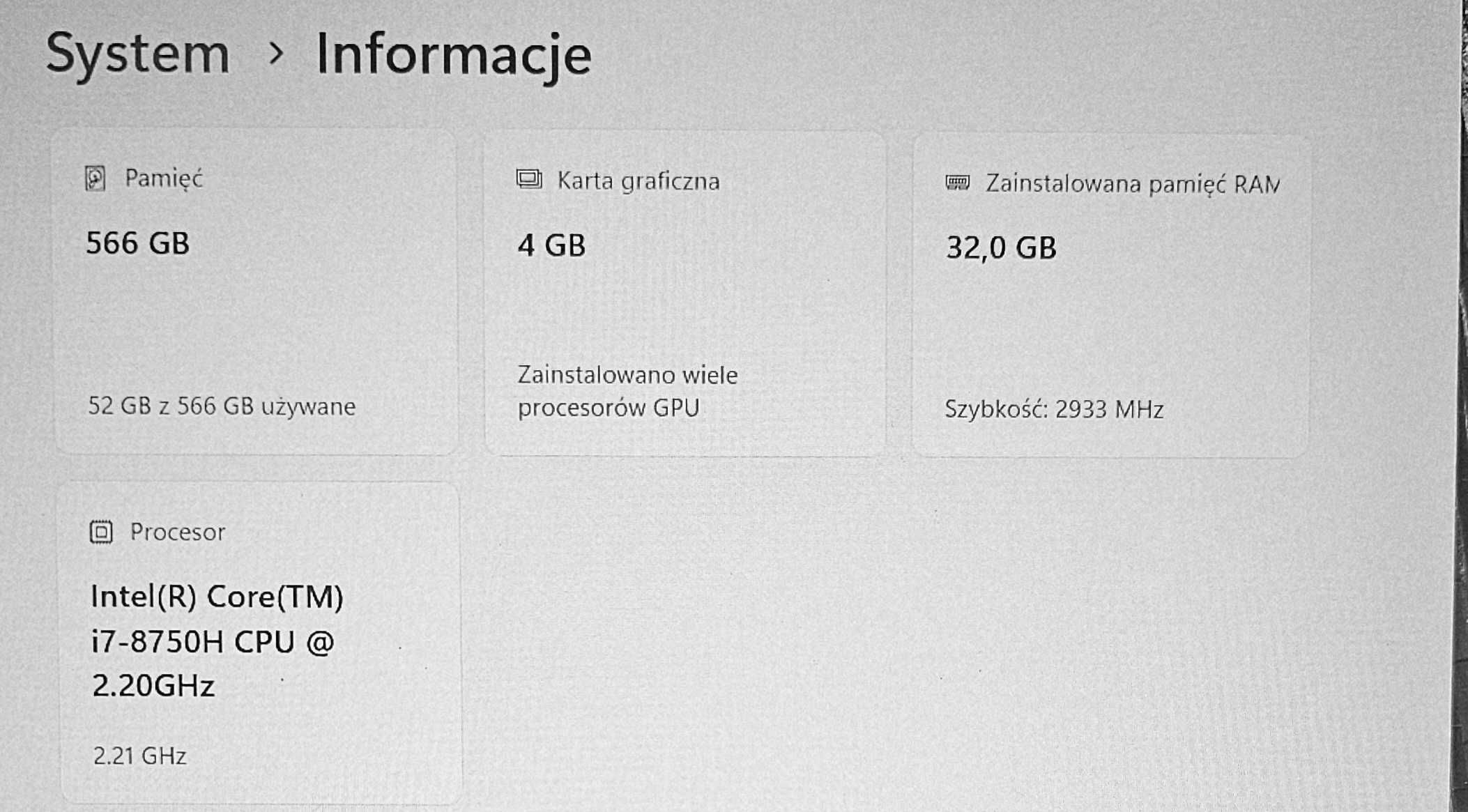 Dell Vostro 15-7580 i7 32GB RAM | idealny do pracy | mocne parametry