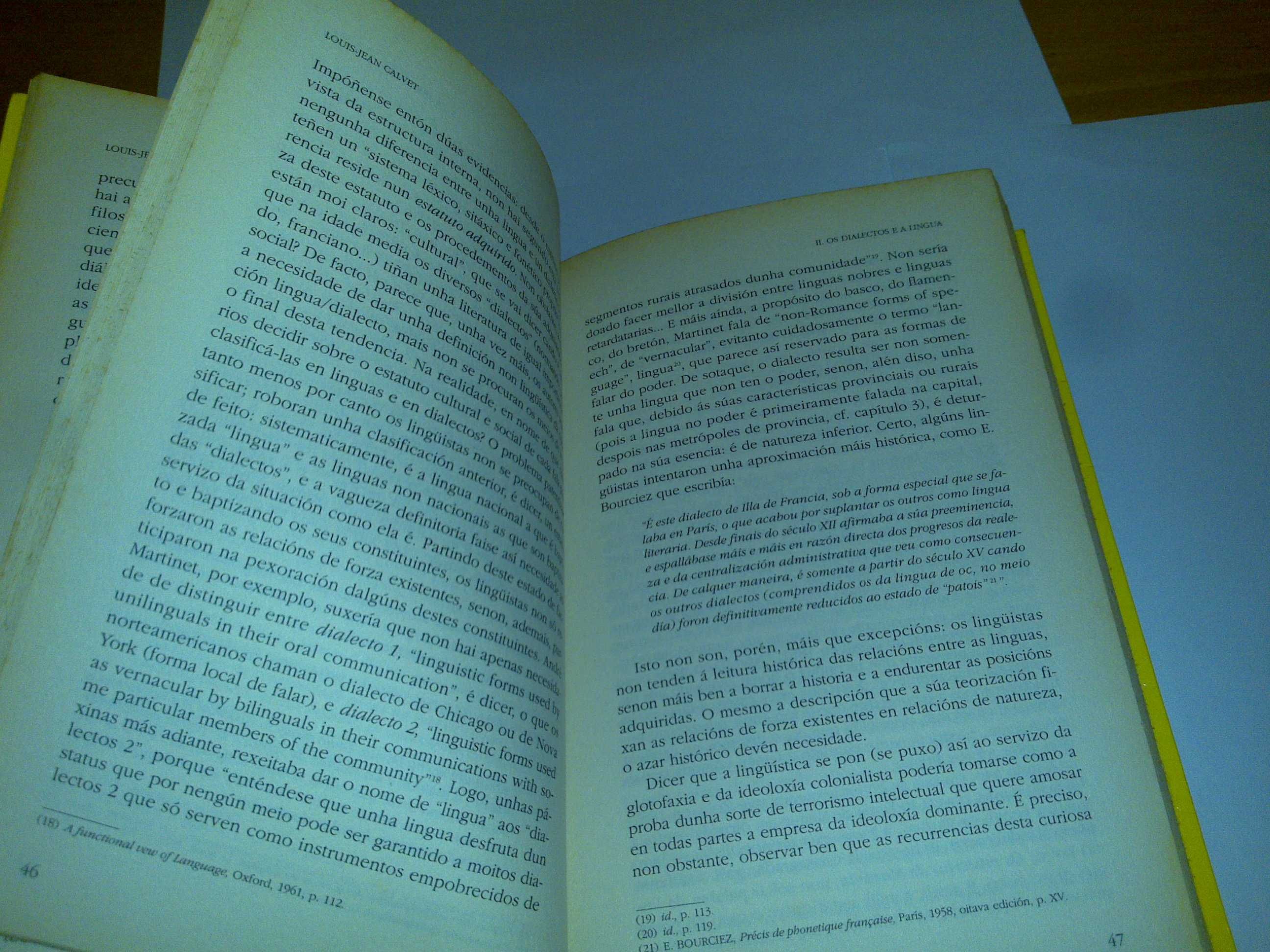 linguística e colonialismo (louis-jean calvet) 1993 livro