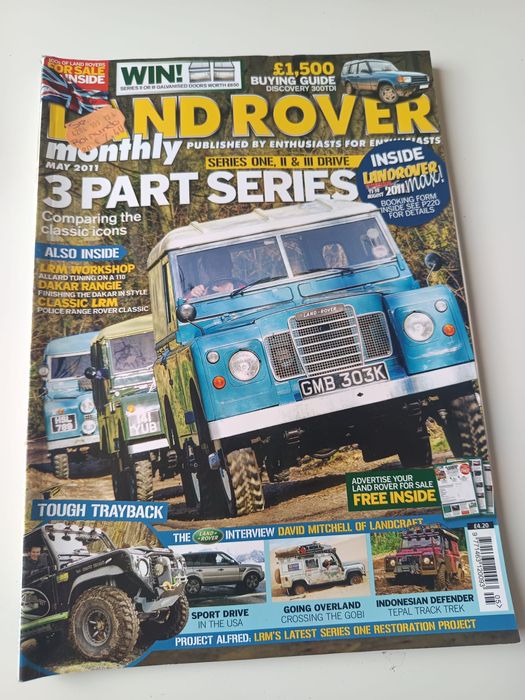 Revistas land rover cada 4 por 5 euros