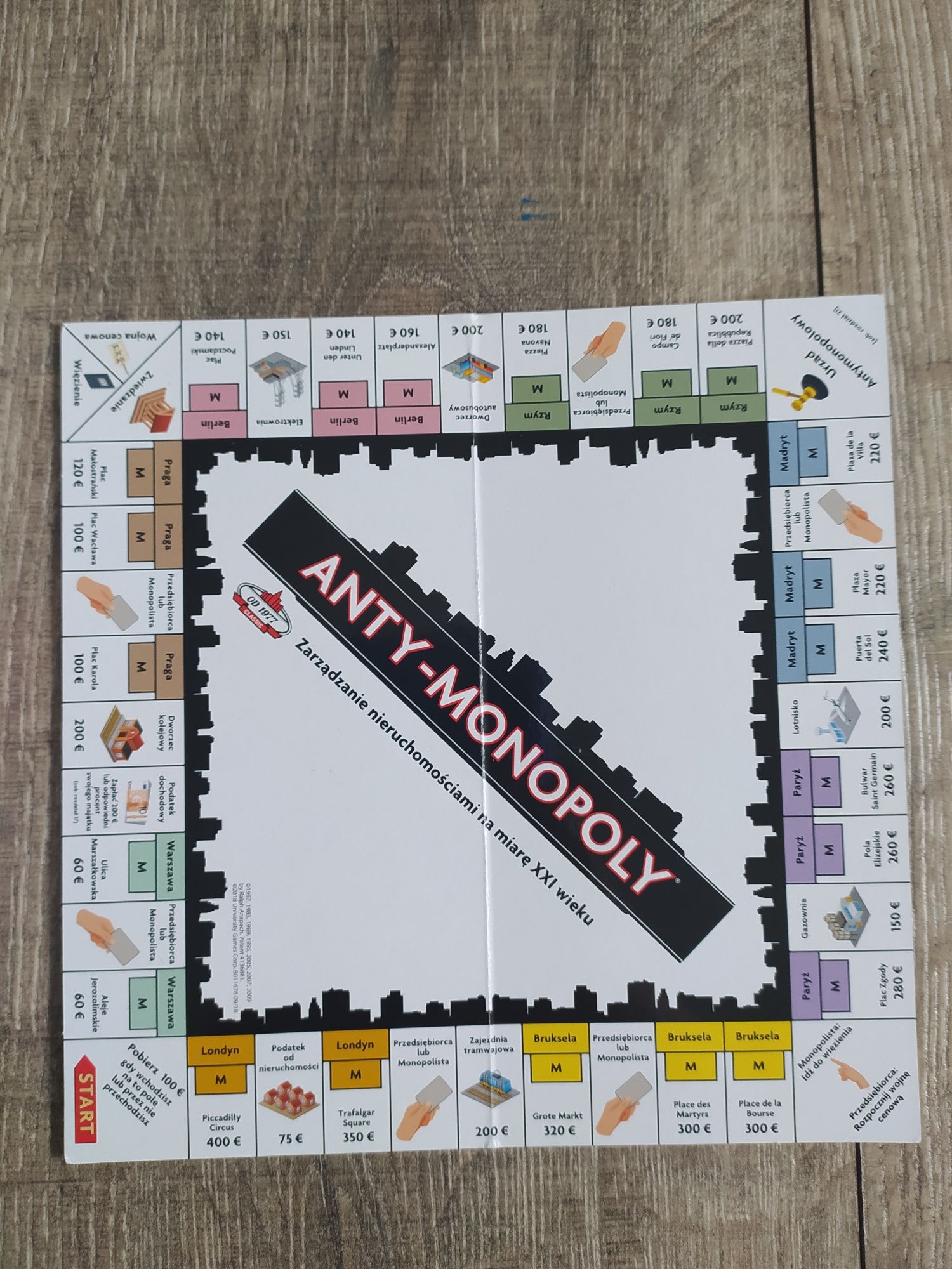 Gra Anty-Monopoly Nowa Wysyłka