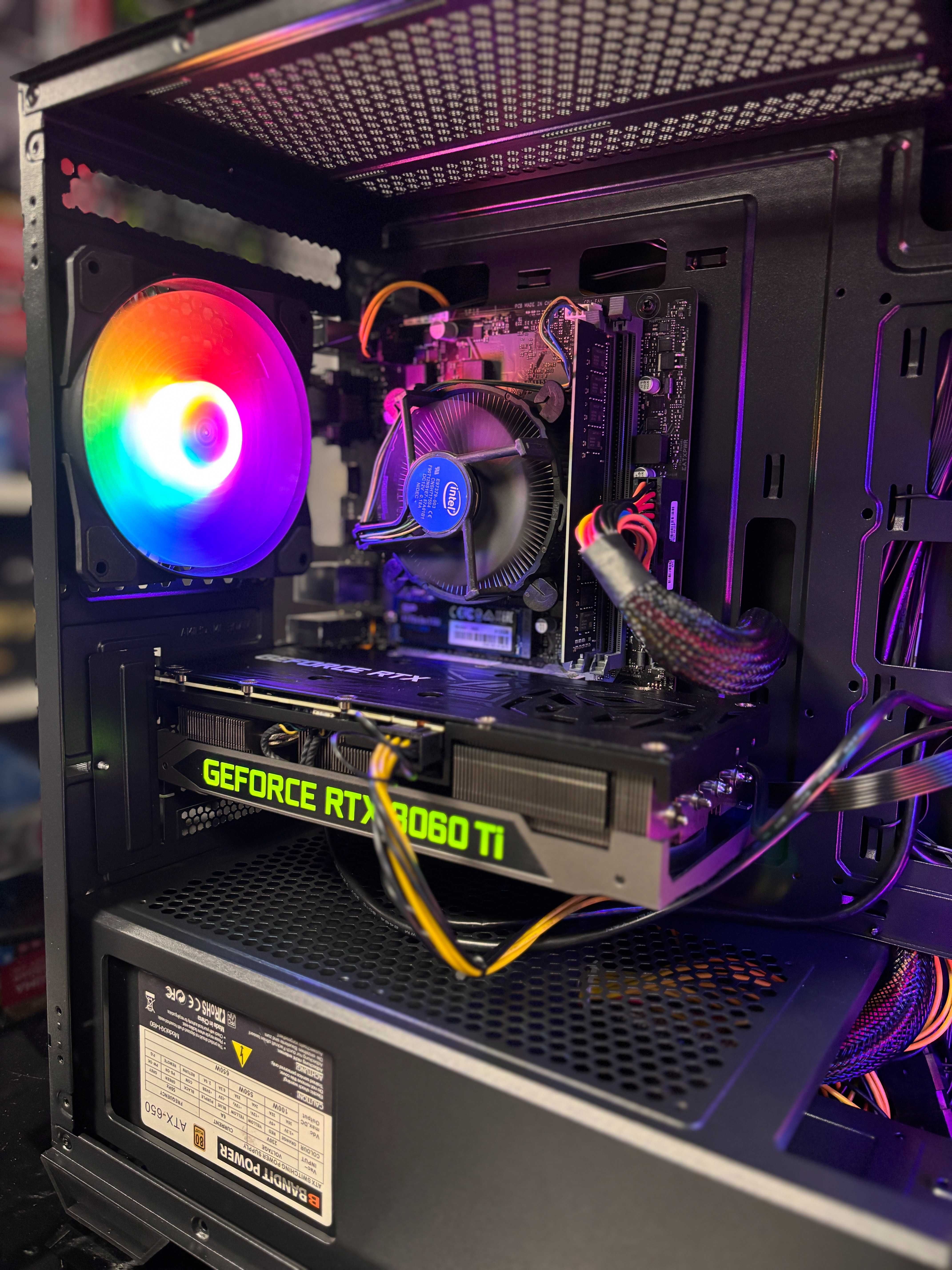 Komputer Gamingowy RTX3060Ti,Intel i5-9400,16Gb DDR4,Win 11,GWARANCJA