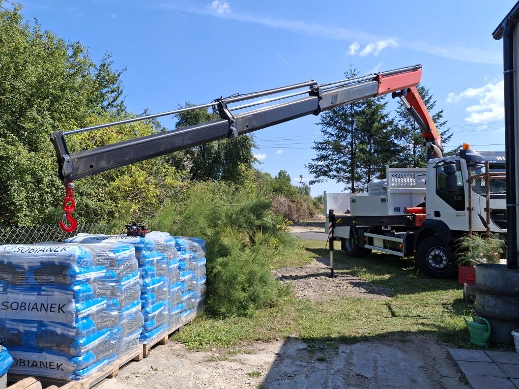 TRANSPORT  Wywrotka HDS dźwig 10m 5t