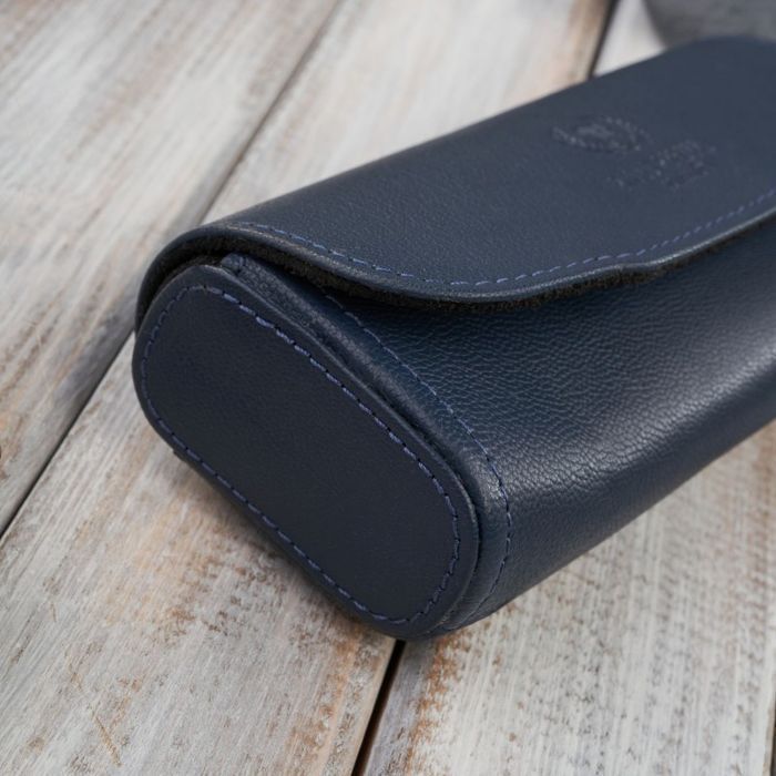 Etui na okulary piórnik pokrowiec skórzany Paolo Peruzzi T-83-DB