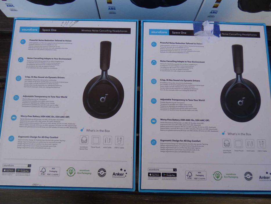 Електрошрот Навушники Anker SoundCore Space One Black оригінал