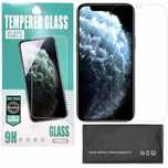 Szkło Hartowane Do Iphone 12 Pro Max Pełne Premium 9H Big Edge Zestaw