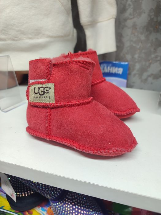 Уггі дитячі натуральні хутро замша 13–15 см