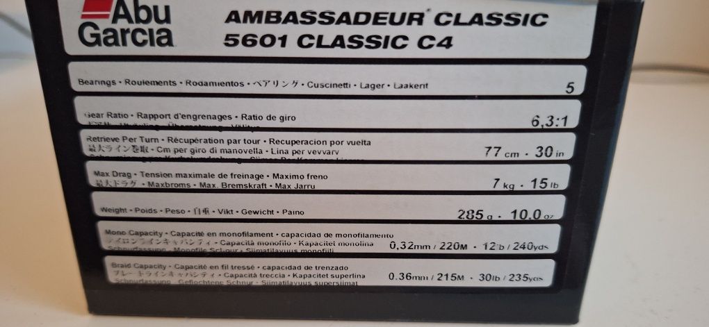 Multiplikator Abu Garcia Ambassadeur 5601 C4