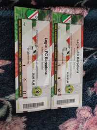 Bilet bilety kolekcjonerskie legia barcelona