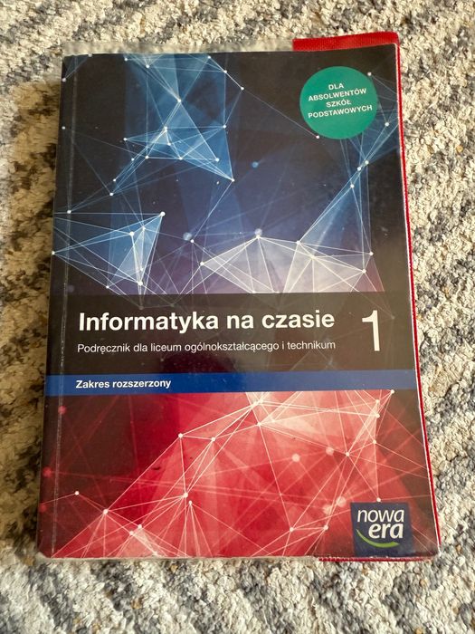 Informatyka na czasie 1 zakres rozszerzony podręcznik JAK NOWY