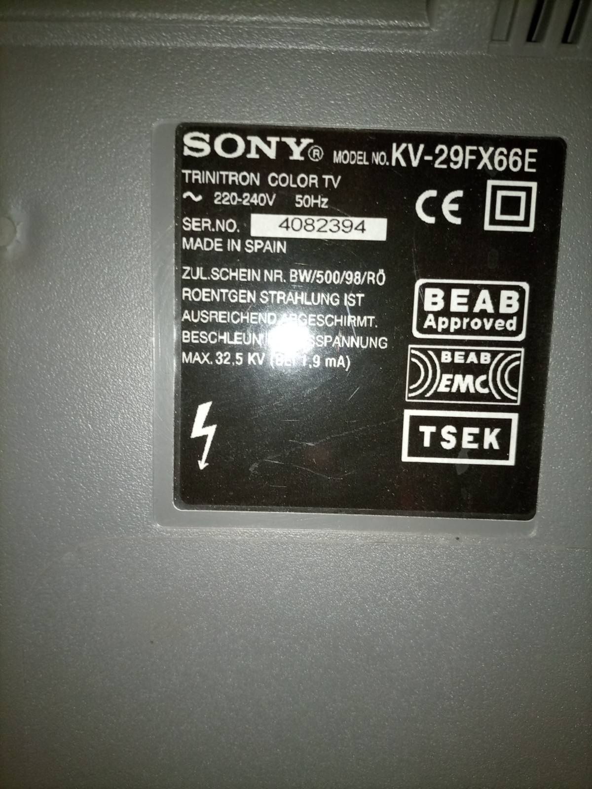 Sony KV 29~FX66E