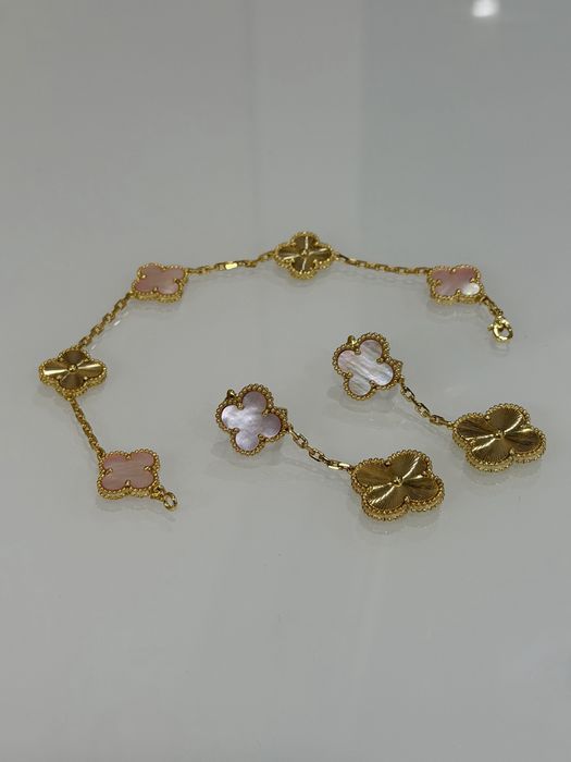 Набір Van Cleef сережки і браслет