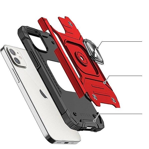 Wozinsky Ring Armor etui iPhone 14 Plus pancerny pokrowiec uchwyt magn