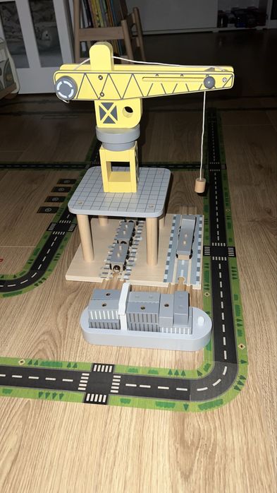 Mamabrum Ruchomy dźwig portowy z magnetyczną wciągarką i akcesoriami