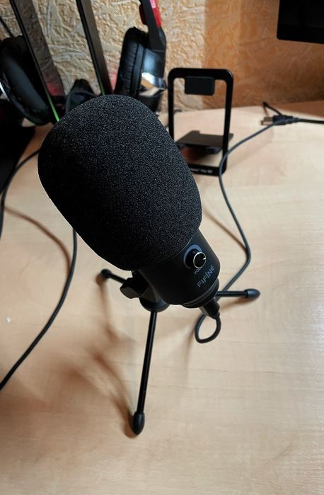 Студійний Мікрофон Fifine T669 usb мікрофон для ігор, відео, подкастів
