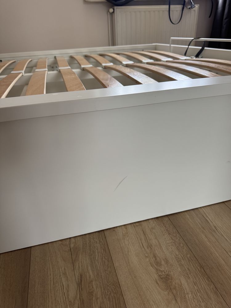 Ikea stelaż łóżko Malm z pojemnikiem 140x200