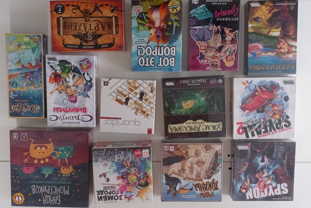 Настільна гра 7 Чудес та інші ігри. Нові, в плівці